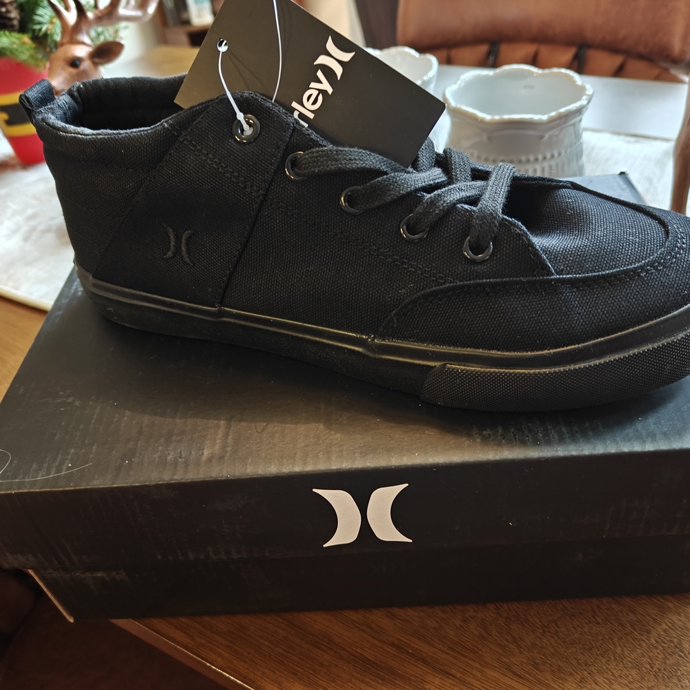 Hurley Kids Black High-Top Sneakers